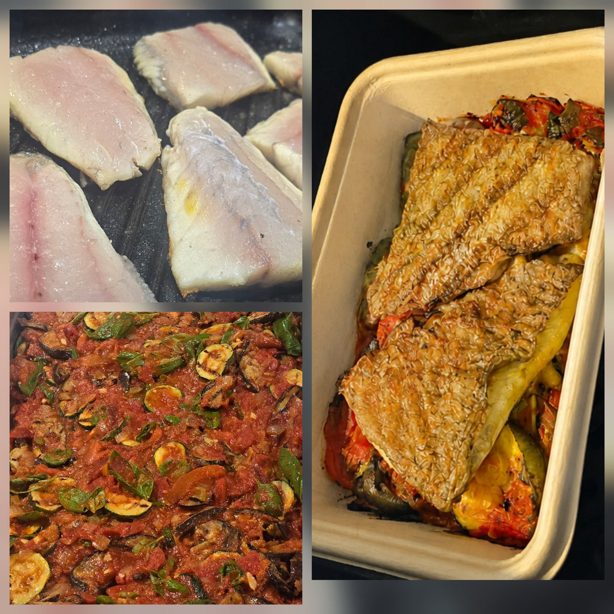 Barramundi with Ratatouille